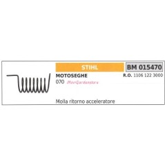 Molla ritorno acceleratore STIHL motosega 070 015470 | NewgardenParts.com