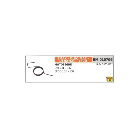 Molla saltarello avviamento compatibile EMAK motosega OM 931 - 932 EFCO 131 | NewgardenParts.com