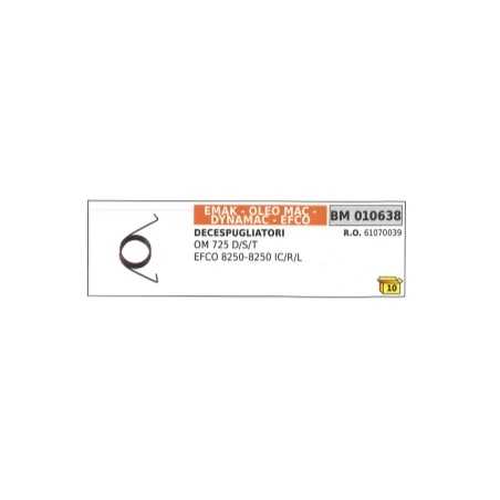 Ressort de cliquet de démarrage EMAK pour débroussailleuse Oleomac 725 D/S/T 61070039 | NewgardenParts.com