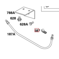 Morsetto cavo motore tagliaerba BRIGGS & STRATTON 690389 | NewgardenParts.com