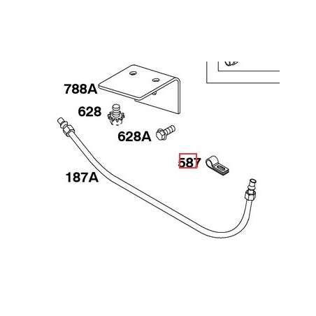 Morsetto cavo motore tagliaerba BRIGGS & STRATTON 690389 | NewgardenParts.com