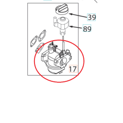 CARBURETOR 597937201 ORIGINAL HUSQVARNA | NewgardenParts.com