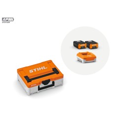 Boîte d'alimentation STIHL 3 comprenant 2 batteries AP500S et 1 chargeur rapide AL501 | NewgardenParts.com