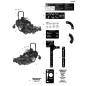 STICKER, DECK HEIGHT, EXTERNAL FRONT MOWER LR5100737 GENUINE Ferris