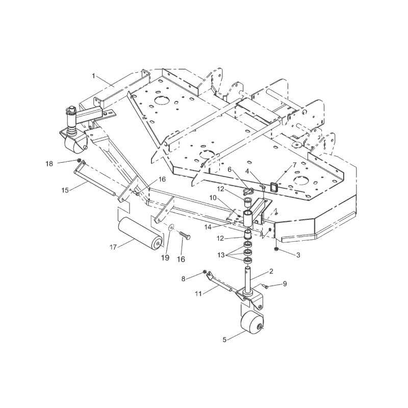 Ferris BRIDGE ROTATING WELDING ARM LR5046965B GENUINE