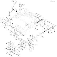 BOLT, 3/4-16 X 2-1/2" YZ GD5 LR5025265X20 GENUINE Ferris