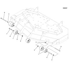 Boulon, 3/8-16 x 6, à tête carrée, GD5, CZ | NewgardenParts.com