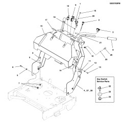 CAVO, ACCELERATORE, 43" CON FERMO LR5104657 ORIGINALE Ferris