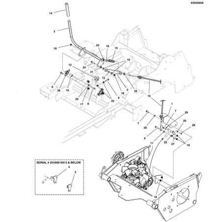 CABLE, PARKING BRAKE, 32" LR5104235 GENUINE Ferris | NewgardenParts.com