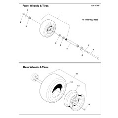 WHEEL, 12 X 8.5 LR5023364 ORIGINAL Ferris | NewgardenParts.com
