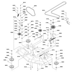 BELT 5V/SPB *-&gt- LR84001674 . ISX800Z 124.50 EL LG ARAMIDWRP LR5106636 ORIGINAL Ferris