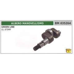 Albero manovellismo per falciatrice GREEN LINE GL 870MF | NewgardenParts.com