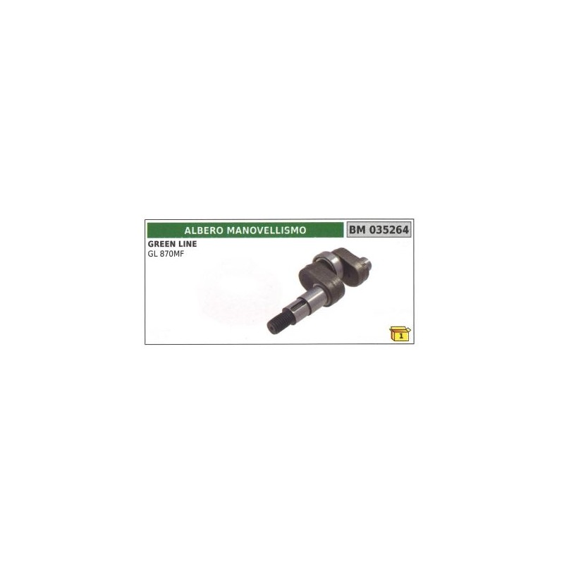 Crankshaft for mower GREEN LINE GL 870MF