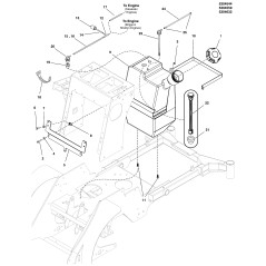 FUEL GAUGE, 18.50" LR5104993 GENUINE Ferris