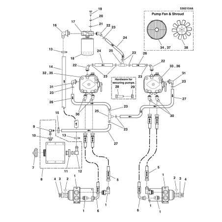 ENSEMBLE DE TUYAU, (21), HP, ST X ST | NewgardenParts.com