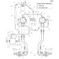 FLEXIBLE HOSE ASSEMBLY, 26.50" 63 -/90° LR5102098 GENUINE Ferris