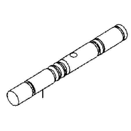 ORIGINAL EMAK-NIBBI YF1241615E BRIK1 FC120 model cultivator shaft | NewgardenParts.com
