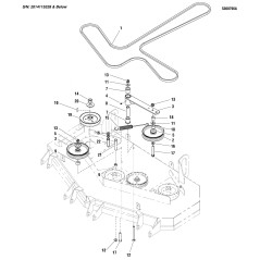 GENUINE Ferris SPRING EXTENSION, SWIVEL END LR5023340