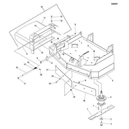 ASSM, SPINDLE, BLADE SADDLE LR5061175 GENUINE Ferris | NewgardenParts.com