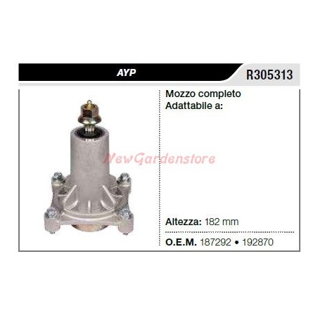 Mozzo portalama AYP trattorino rasaerba tagliaerba R305313 | NewgardenParts.com