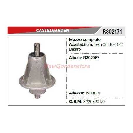 Cubo de cuchilla CASTELGARDEN cortacésped TWIN CUT | NewgardenParts.com