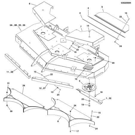 Ferris 72" x 25" x 3" Flat Blade Set LR5102227S Original | NewgardenParts.com
