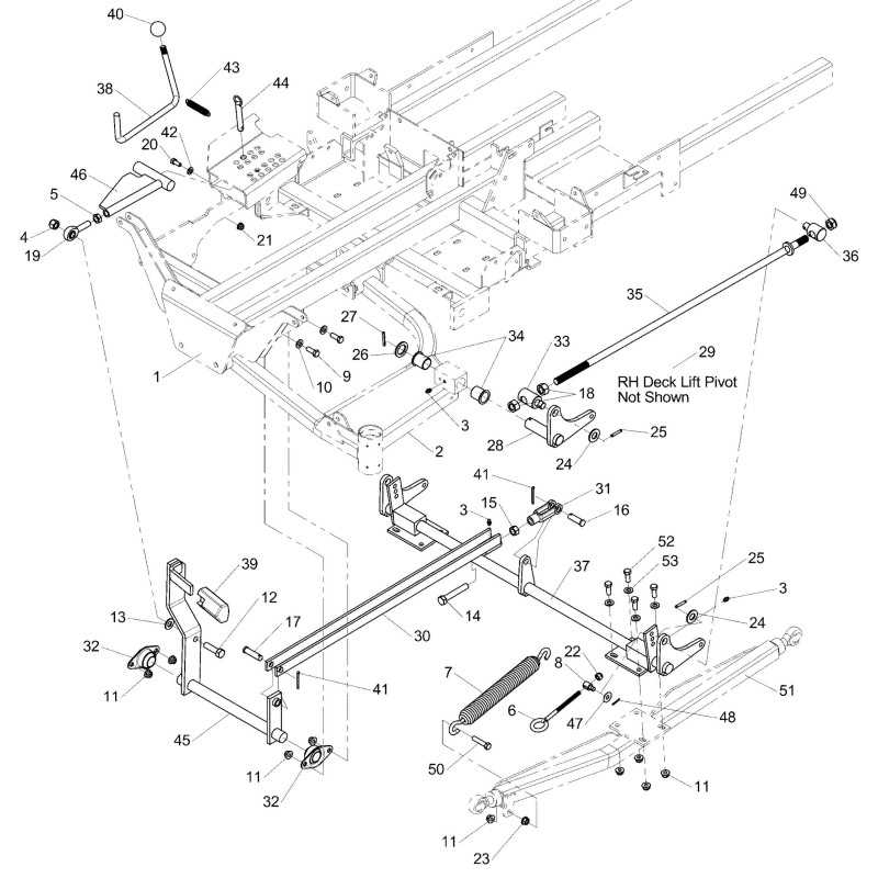 WELDING, BRIDGE LIFT PIT - RED LR5049592B GENUINE Ferris WELDING, BRIDGE LIFT PIT - RED LR5049592B GENUINE Ferris