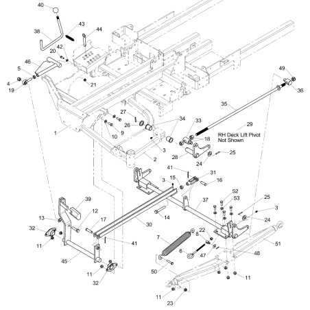 PIVOT DE LEVAGE DE PLATEAU - GAUCHE - ROUGE | NewgardenParts.com