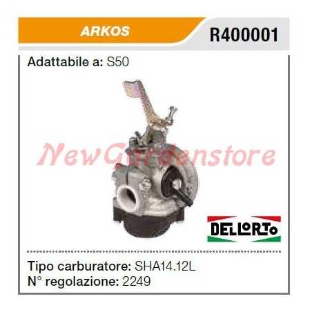 Carburatore a vaschetta ARKOS motopompa S50 R400001 | NewgardenParts.com