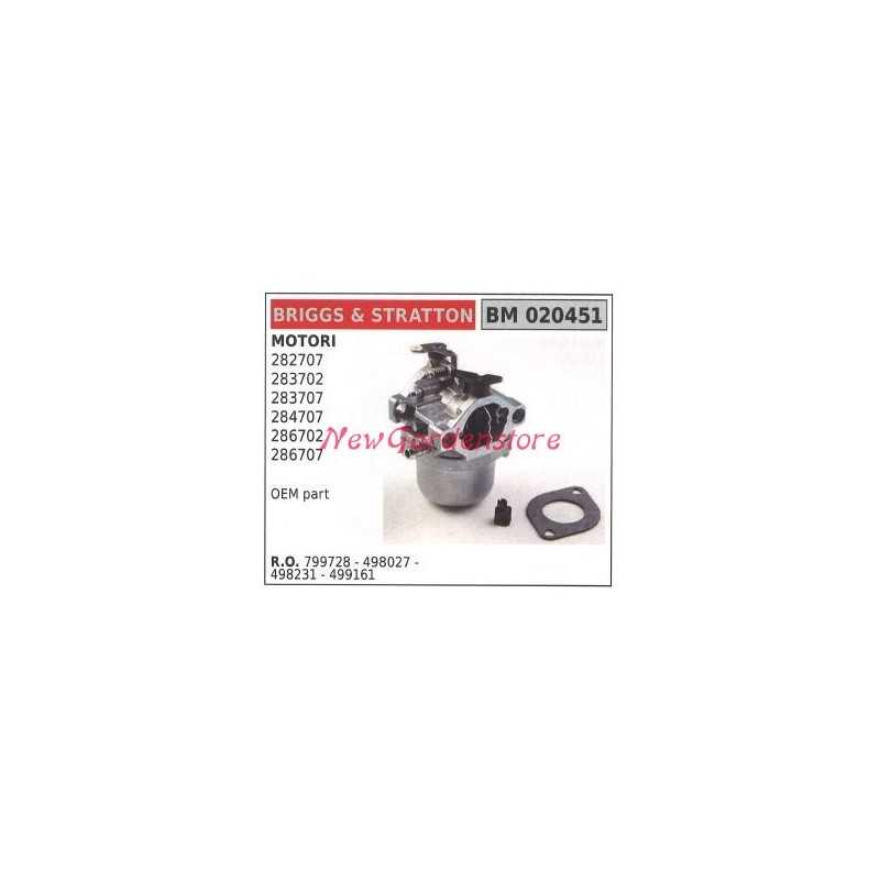 Carburatore a vaschetta B&S tagliaerba rasaerba tosaerba 282707 020451