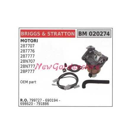 Carburatore a vaschetta B&S tagliaerba rasaerba tosaerba 287707 020274 | NewgardenParts.com