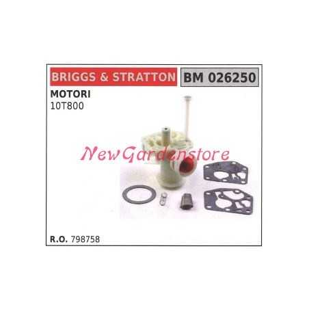 B&S float carburetor lawnmower lawnmower 10T800 026250 | NewgardenParts.com