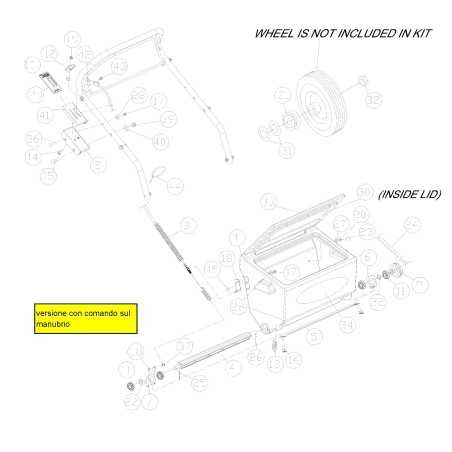 GRUPPO DOSATORE CAVO SEMENTI AR350385 ORIGINALE Billy Goat | NewgardenParts.com