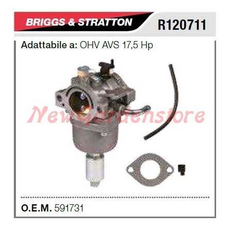 B&S tub carburettor lawnmower mower 112200 112202 R120701 | NewgardenParts.com