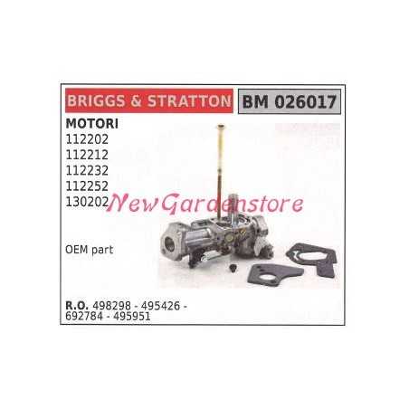 Carburatore a vaschetta B&S tagliaerba tosaerba rasaerba 112202 026017 | NewgardenParts.com