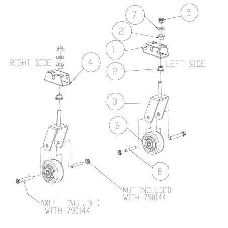 Rollenhalterung WA MV | NewgardenParts.com