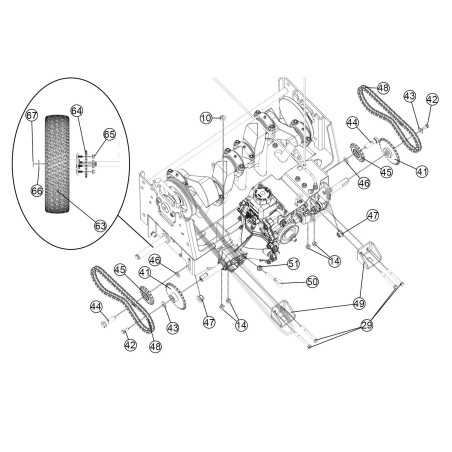 PIGNON DE DÉCHIRAGE 17T X ALÉSAGE 1/2" | NewgardenParts.com