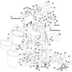 ASTA DI REGOLAZIONE DELL'ALTEZZA AR831214 ORIGINALE Billy Goat | NewgardenParts.com