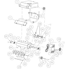 PULEGGIA 0,75" ID X 4" SEZIONE 4L AR351210 ORIGINALE Billy Goat | NewgardenParts.com
