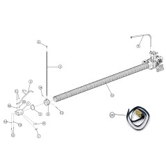CINGHIA, CRICCHETTO SENZA FINE 1" X 60" AR792270 ORIGINALE Billy Goat
