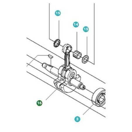 CRANKSHAFT 504119301 ORIGINAL HUSQVARNA