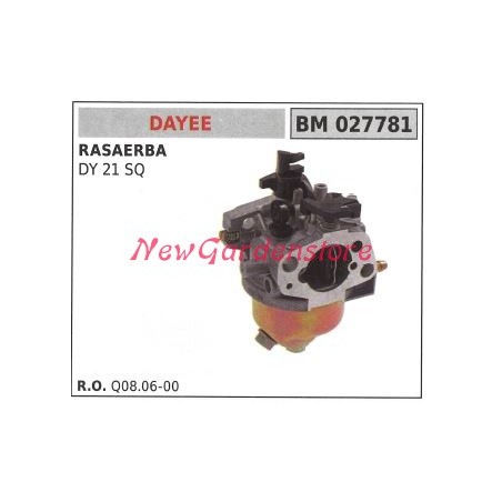 Carburatore a vaschetta DAYEE rasaerba tosaerba tagliaerba DY 21SQ 027781 | NewgardenParts.com