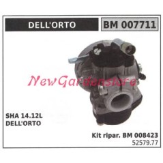 Carburatore a vaschetta DELLORTO rasaerba tosaerba sha 14.12l 007711 | NewgardenParts.com