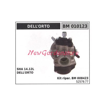 Carburatore a vaschetta DELLORTO rasaerba tosaerba tagliaerba 010123 | NewgardenParts.com