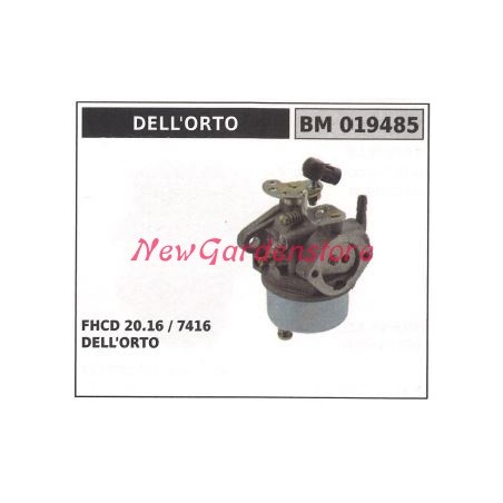 Carburatore a vaschetta DELLORTO rasaerba tosaerba tagliaerba FHCD 20.16 019485 | NewgardenParts.com