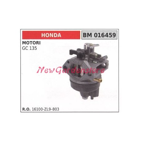 Carburatore a vaschetta HONDA motozappa GC 135 016459 | NewgardenParts.com