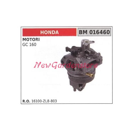 Carburatore a vaschetta HONDA motozappa GC 160 016460 | NewgardenParts.com