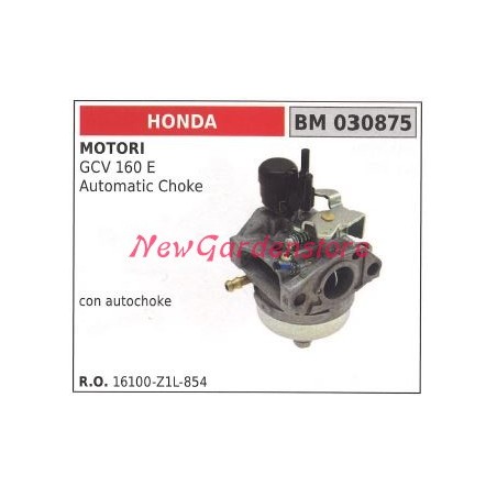 Carburatore a vaschetta HONDA motozappa GCV 160 E 030875 | NewgardenParts.com