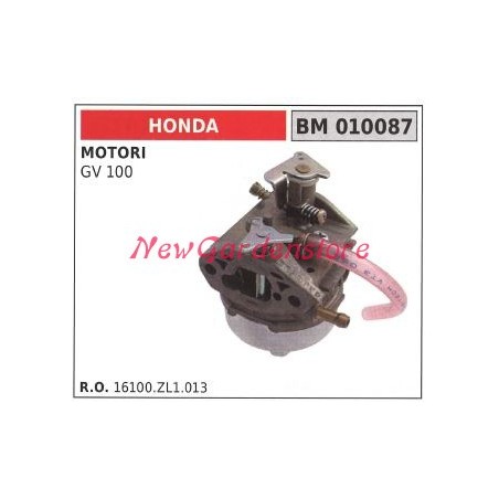 Carburatore a vaschetta HONDA motozappa GV 100 010087 | NewgardenParts.com