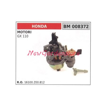 Carburatore a vaschetta HONDA motozappa GX 110 008372 | NewgardenParts.com